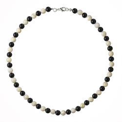 Guličkový náhrdelník - perleť ónyx