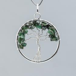 Prívesok strom života - smaragd