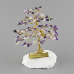 Stromček šťastia R4 bonsai - ametyst