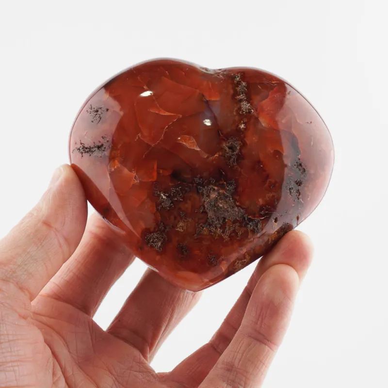 Srdce karneol 9cm