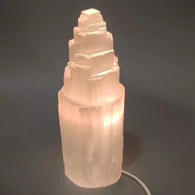 Selenit - elektrická lampa se žárovkou